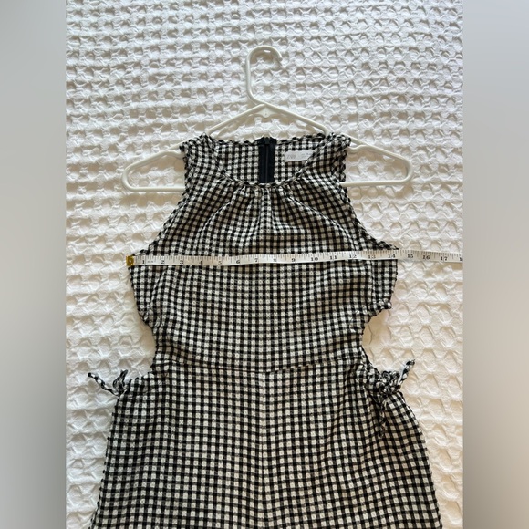 Zara Kids Textured Gingham Jumpsuit - Picture 7 of 10